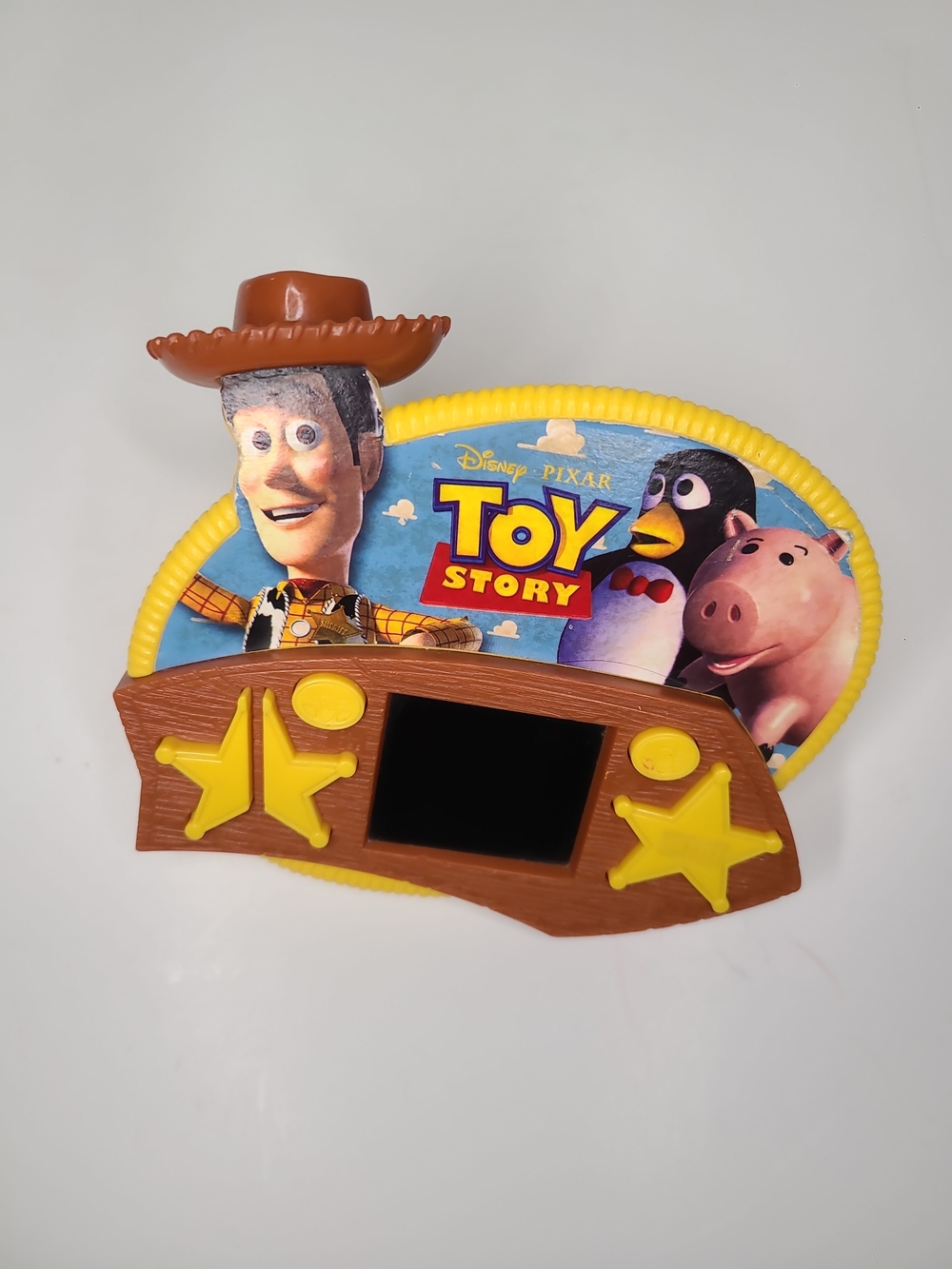Disney Pixar Toy Story Woody’s Roundup Handheld Electronic LCD Game Tested Works